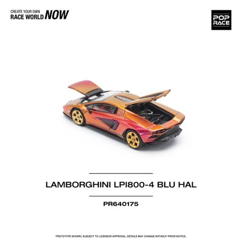  Xe Poprace PR640175 LAMBORGHINI COUNTACH LP 800-4 - BLU HAL 