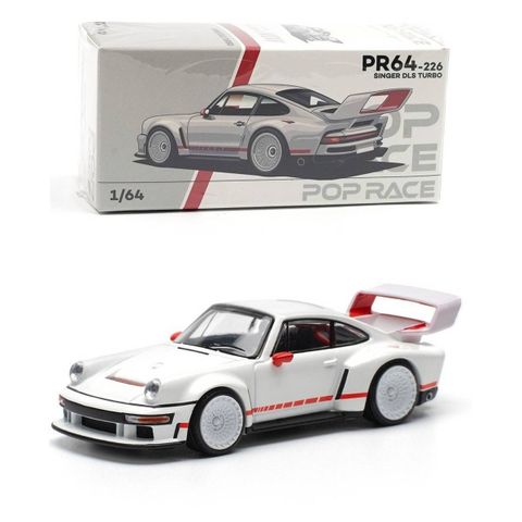  Xe PopRace PR640226 SINGER DLS TURBO (TRACK) - WHITE 