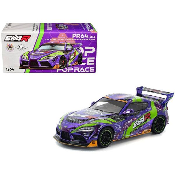  Mô hình xe Pop Race PR640311 EVA RT TEST TYPE-01 GOODRIDE PANDEM GR SUPRA 