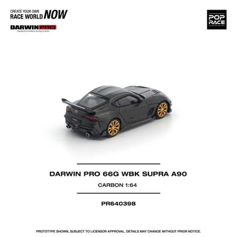  Xe Pop Race PR640398 DARWIN PRO 66G WBK SUPRA A90 CARBON EDITION 