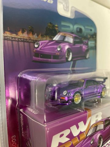  Mô hình xe Pop Race x Enigma Porsche RWB 997 Purple - PRE015 