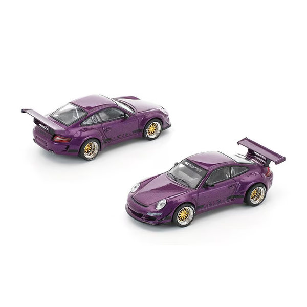  Mô hình xe Pop Race x Enigma Porsche RWB 997 Purple - PRE015 
