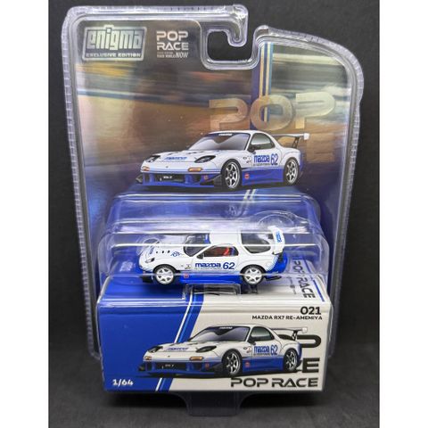  Xe mô hình POP RACE PRE021 MAZDA RX7 (FD3S) BLUE / WHITE 