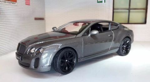  Welly NEX 1:24 Bentley Contunental Supersports Gray Mini 