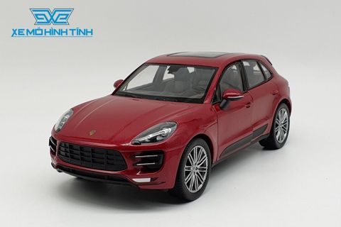  Mô hình xe Porsche Macan Turbo 1:24 Welly- 24047W- Red 