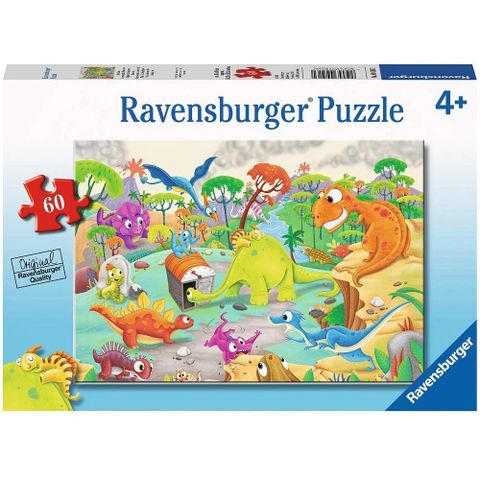  23wim Time Traveling Dinos 60pcs Ravensburger Puzzle RV095162 