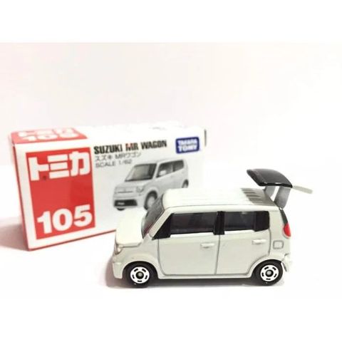 Mô hình xe Tomica 105 Suzuki MR Wagon màu trắng tỉ lệ 1/62 