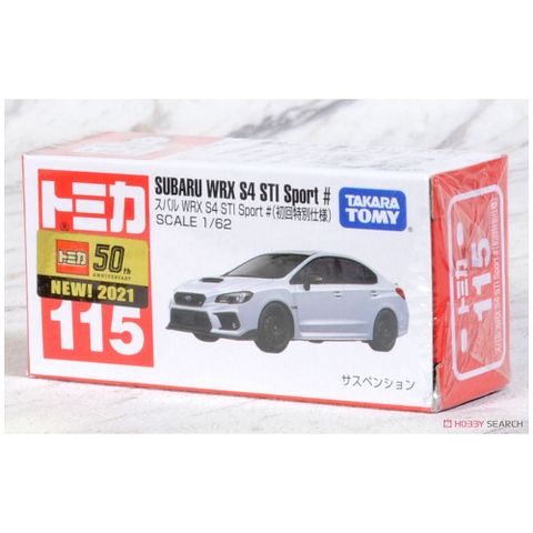  Tomica No.115-7 SUBARU WRX S4 STI Sport (1st)'21 