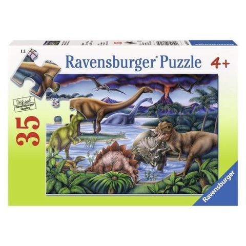  Xếp hình puzzle Dinosaur Playground 35 mảnh Ravensburger RV08613 