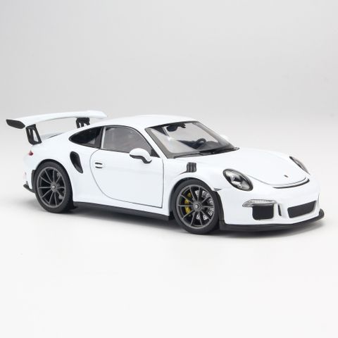  Mô hình xe Porsche 911 GT3 RS 1:24 Welly- 24080W-White 