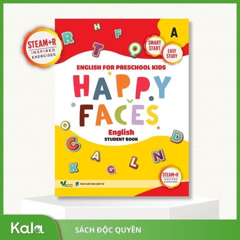  HAPPY FACES - NỤ CƯỜI HẠNH PHÚC LEVEL A - 3-4 tuổi 