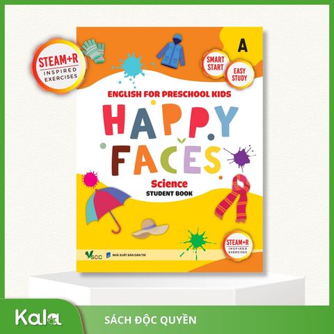  HAPPY FACES - NỤ CƯỜI HẠNH PHÚC LEVEL A - 3-4 tuổi 