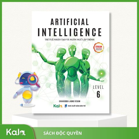  Sách Trí tuệ nhân tạo và ngôn ngữ lập trình 6 - Artificial Intelligence (Dành cho học sinh lớp 1-9) 