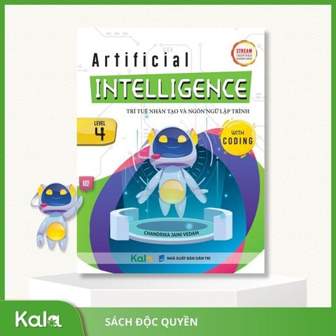  Sách Trí tuệ nhân tạo và ngôn ngữ lập trình 4 - Artificial Intelligence (Dành cho học sinh lớp 1-9) 
