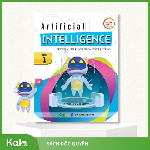  Sách Trí tuệ nhân tạo và ngôn ngữ lập trình 1 - Artificial Intelligence (Dành cho học sinh lớp 1-9) 