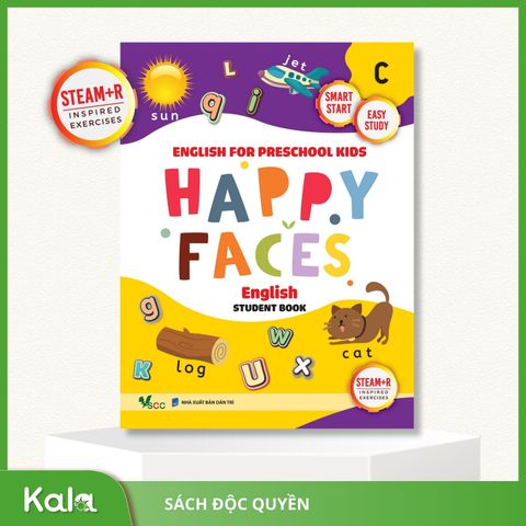  HAPPY FACES - NỤ CƯỜI HẠNH PHÚC LEVEL C - 5-6 tuổi 