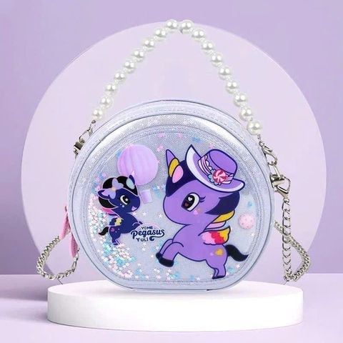  Túi đeo chéo thời trang cao cấp YOME YC25 - 5044A ( Pony tím ) 