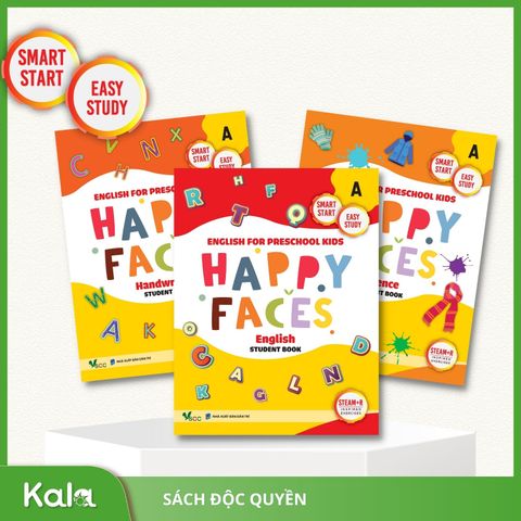  HAPPY FACES - NỤ CƯỜI HẠNH PHÚC LEVEL A - 3-4 tuổi 
