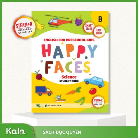  HAPPY FACES - NỤ CƯỜI HẠNH PHÚC LEVEL B - 4 - 5 tuổi 