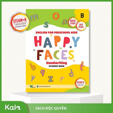  HAPPY FACES - NỤ CƯỜI HẠNH PHÚC LEVEL B - 4 - 5 tuổi 