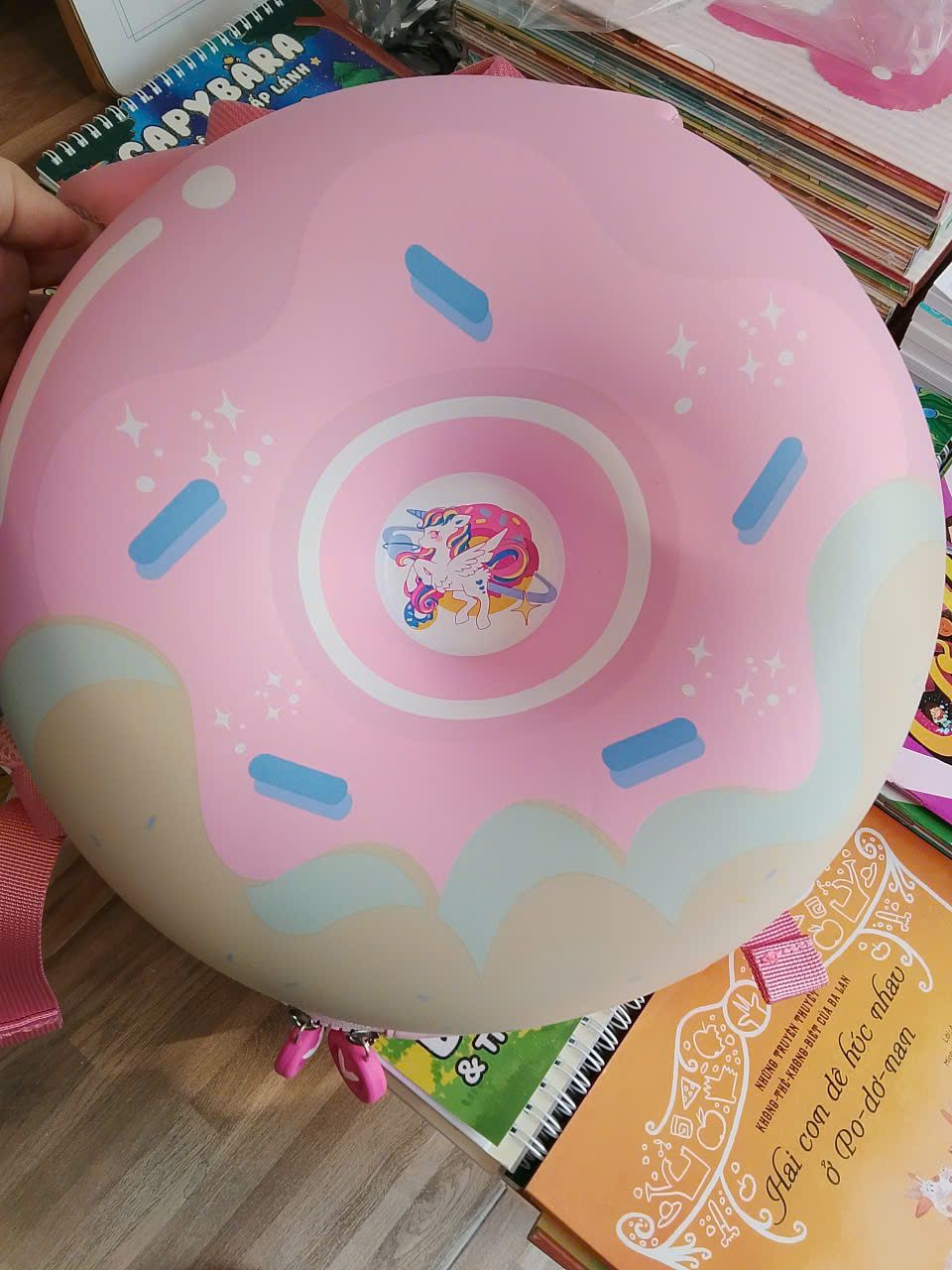  Balo cho bé mầm non Yome cao cấp YC20 - 5585C (Bánh Donut ) 