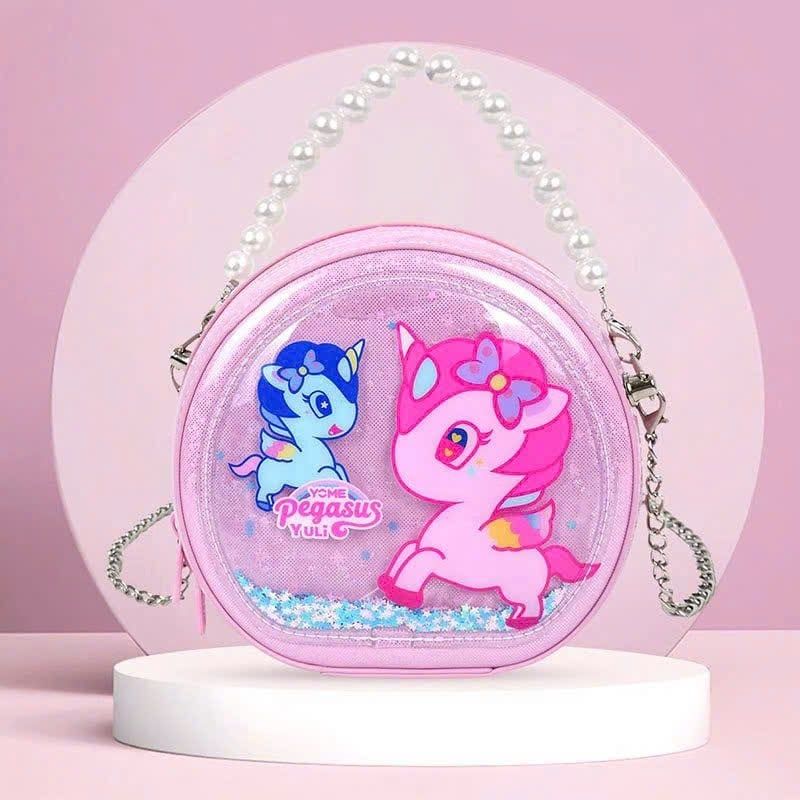  Túi đeo chéo cao cấp YOME YC25 - 5044B  ( Pony hồng ) 