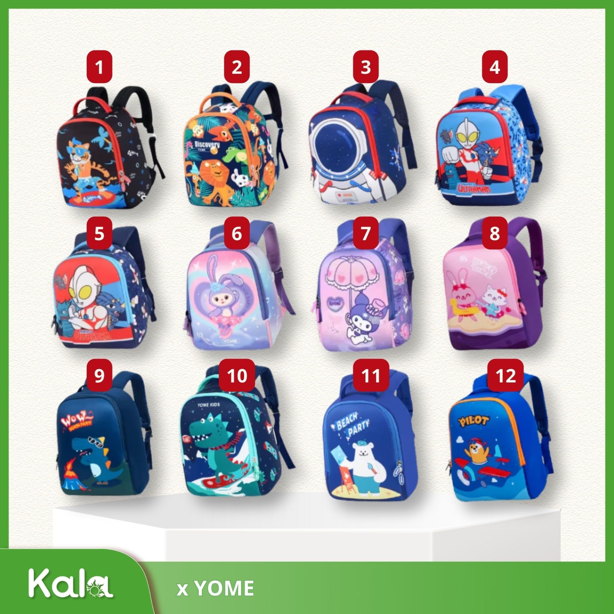  Balo trẻ em thoáng khí chống thất lạc Size nhỏ cho bé 1-2-3-4 tuổi 