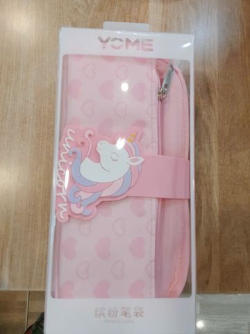  Túi đựng bút YOME YB24 - 4135S ( Unicorn hồng ) 