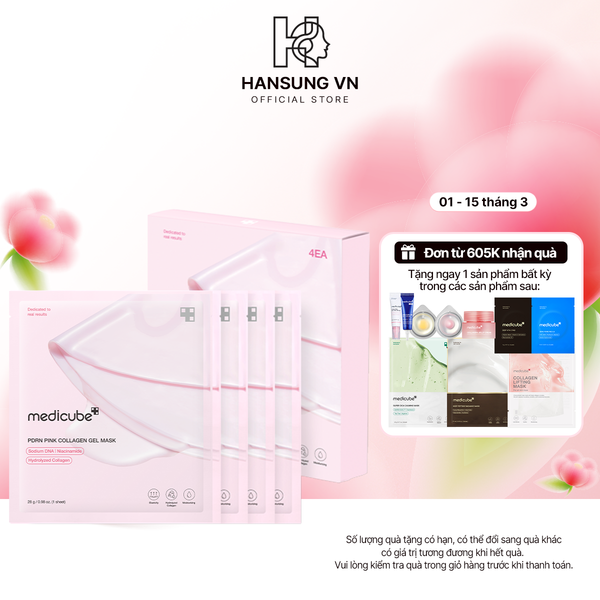 Mặt nạ thạch Cá hồi PDRN Pink Collagen Gel Mask 28g*4 