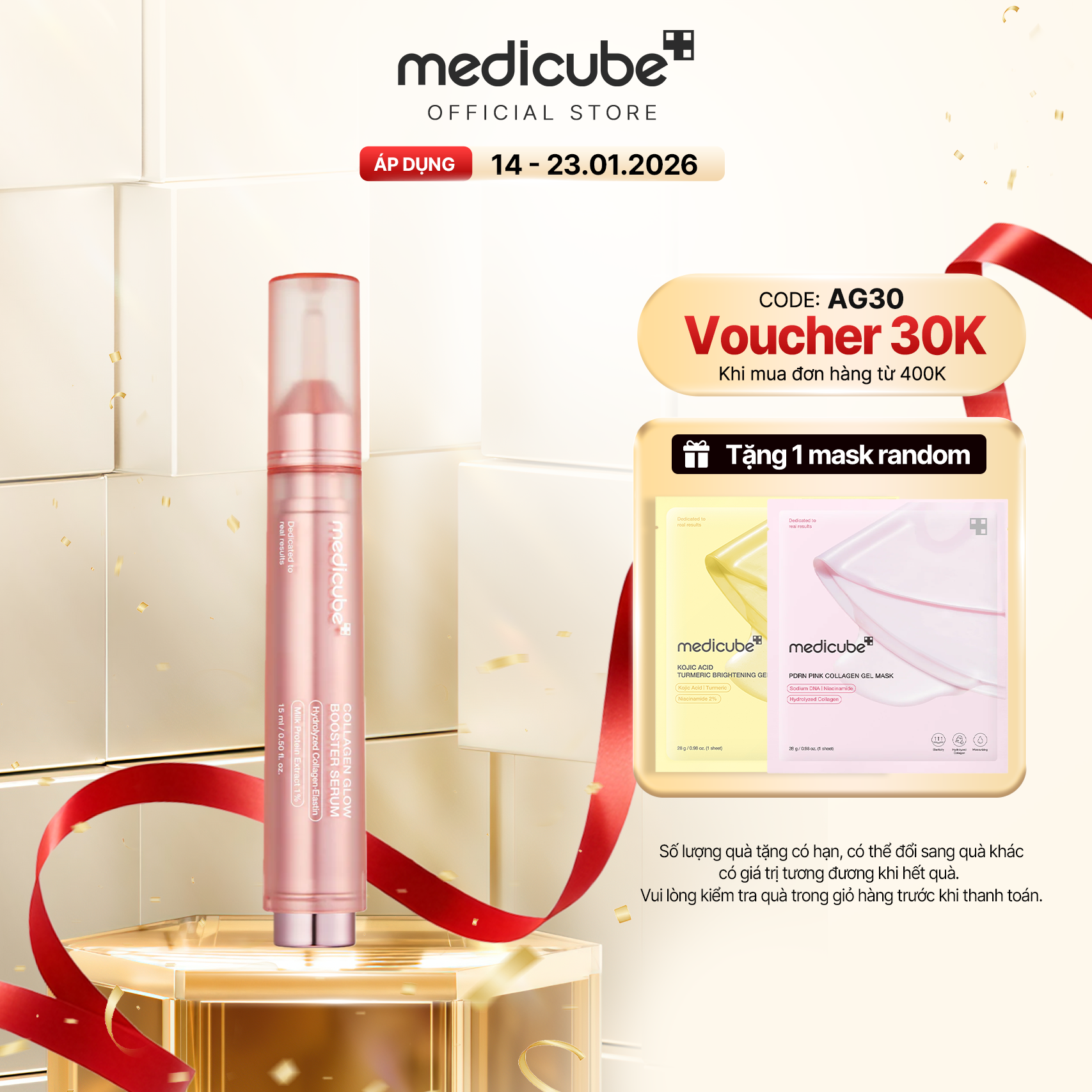  Tinh chất Collagen Glow Booster Serum 15ml 