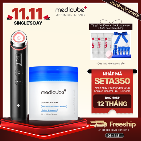  Set (Thiết bị Booster Pro+ Zero Pore Pad) 