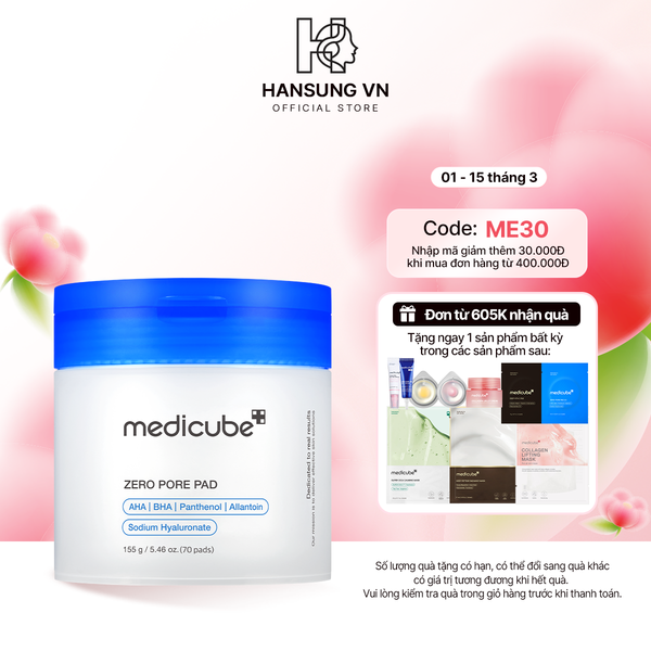  Toner Zero Pore Pad 2.0 - 155gr/ 70 miếng 