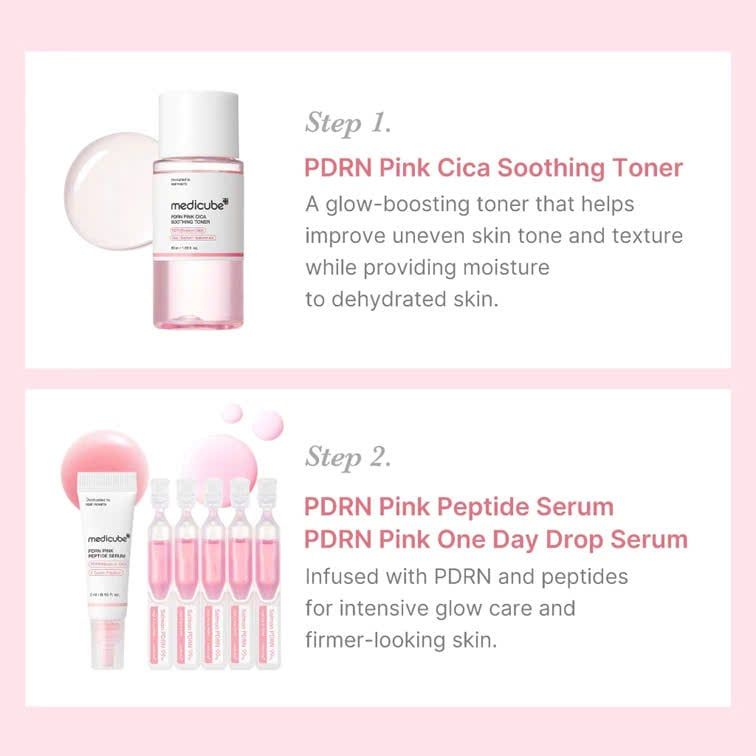  Set Quà Tặng medicube Da Căng Bóng PDRN Glow Kit 