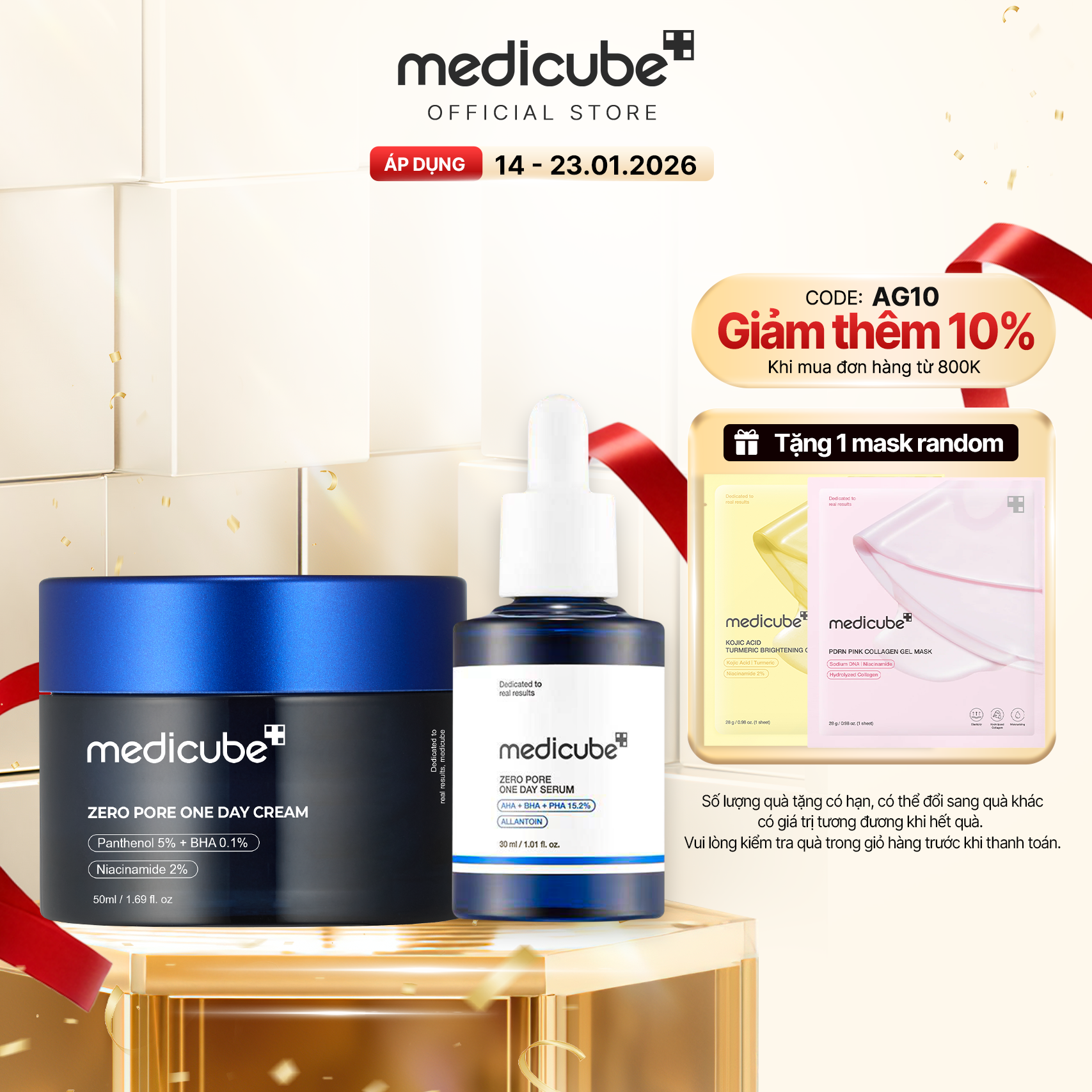  Set dưỡng ZERO PORE ONE DAY 