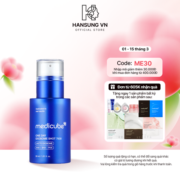  Tinh chất vi gai One Day Exosome Shot 7500 - 30ml 