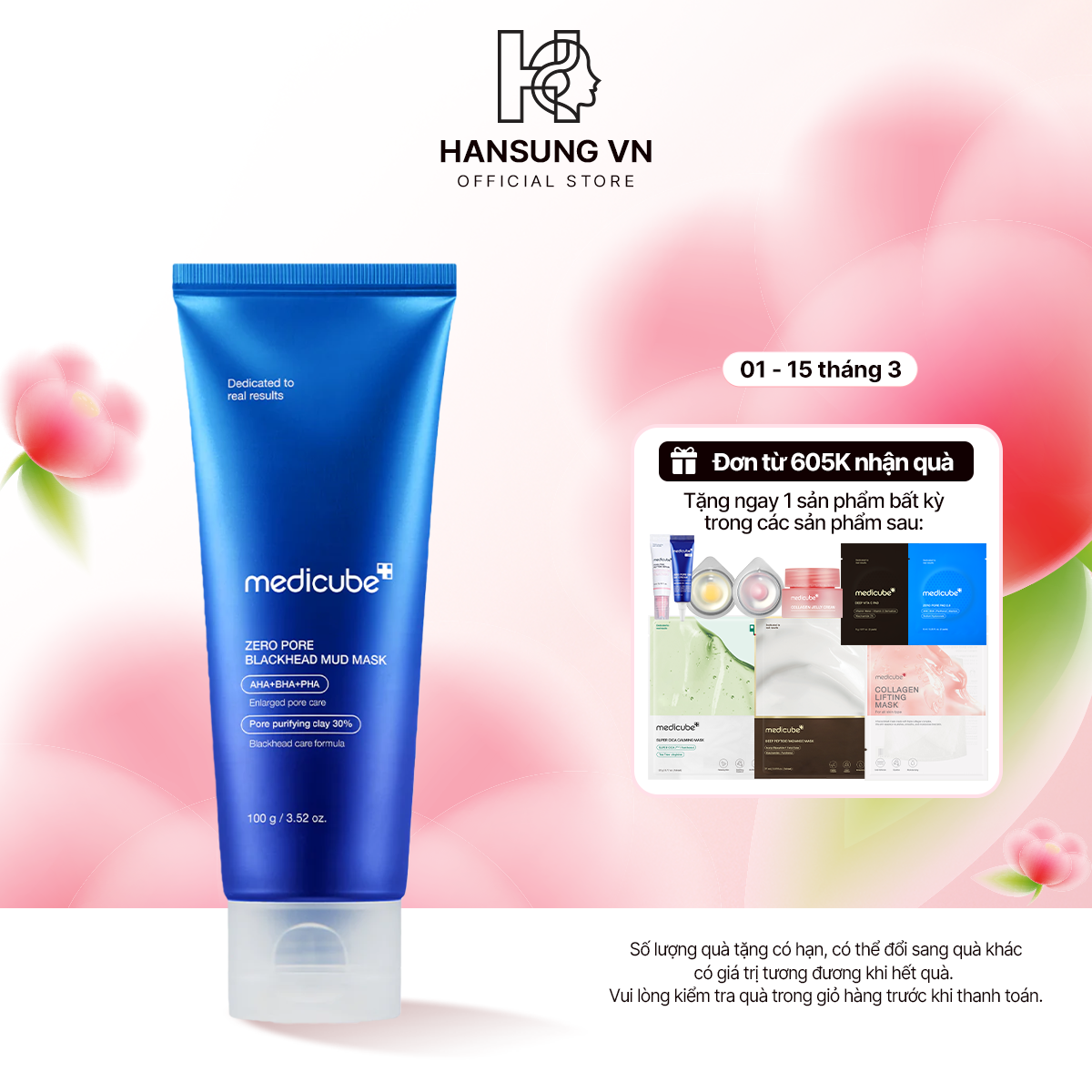  Mặt nạ bùn Zero Pore Blackhead Mud Mask 100g 