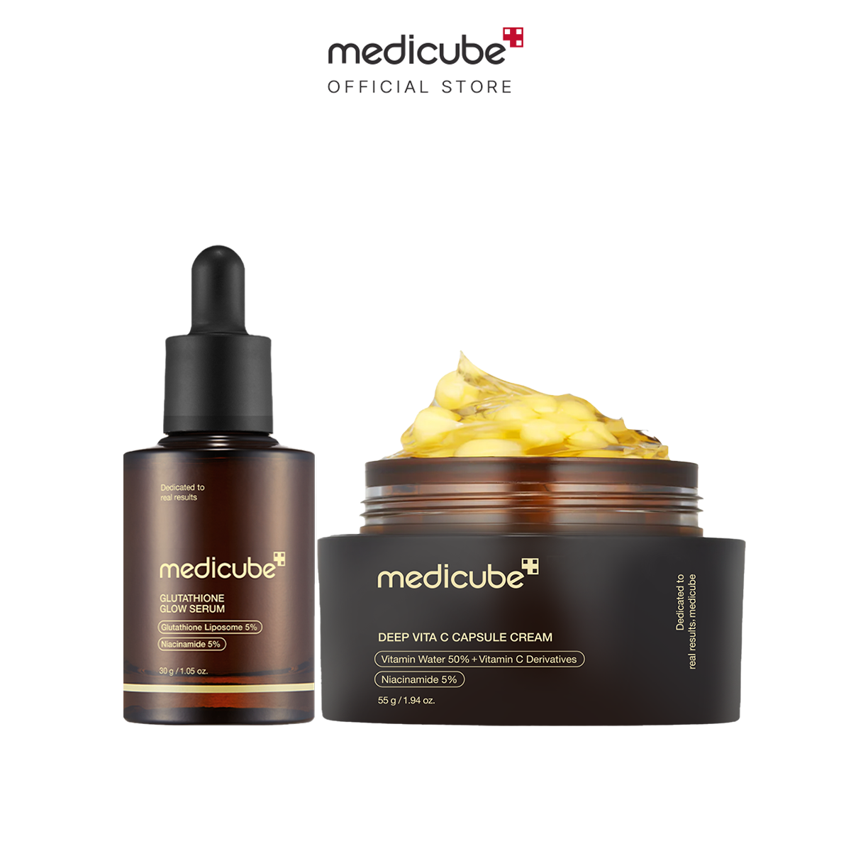 Set Sáng Da, Mờ Thâm (Serum Glutathione+ Vita C Capsule Cream – medicube  Việt Nam