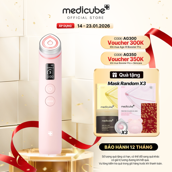  (Màu hồng/Pink) Thiết bị AGE-R Booster Pro 6 trong 1 Pink Edition 