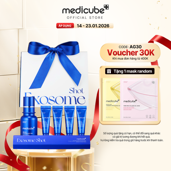  Set Quà Tặng medicube One Day Exosome Shot 2000 30ml và 5mlx4 