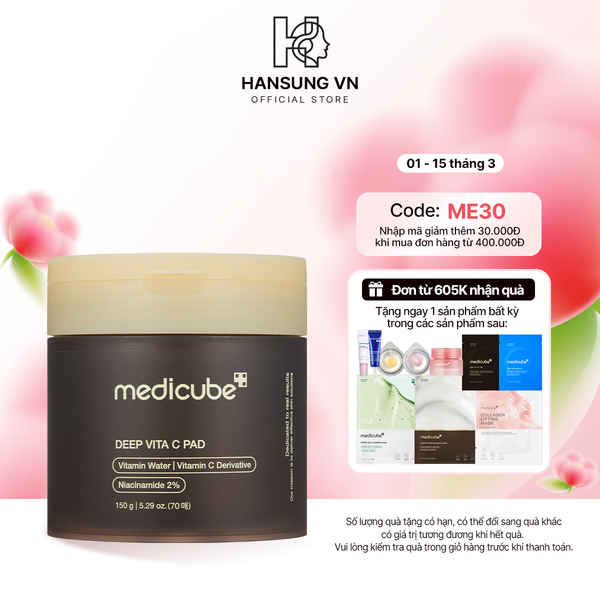  Toner Pad sáng da Deep Vita C Pad 150g/ 70 miếng 