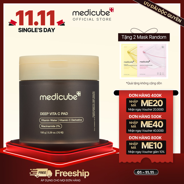  Toner Pad sáng da Deep Vita C Pad 150g/ 70 miếng 