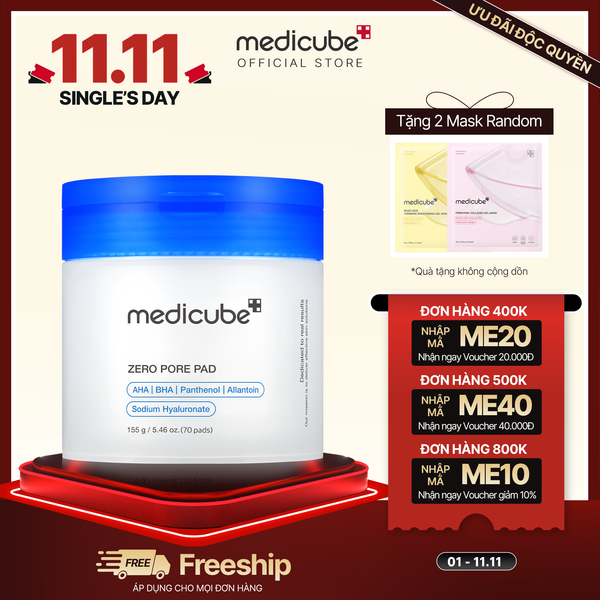  Toner Zero Pore Pad 2.0 - 155gr/ 70 miếng 