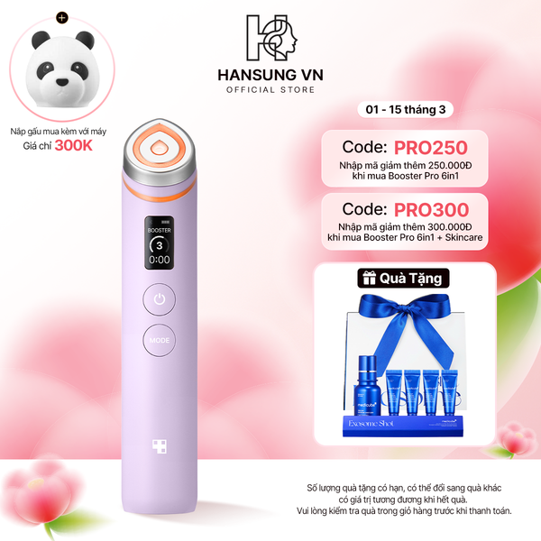  [Màu tím/Purple] Thiết bị AGE-R Booster Pro 6 trong 1 