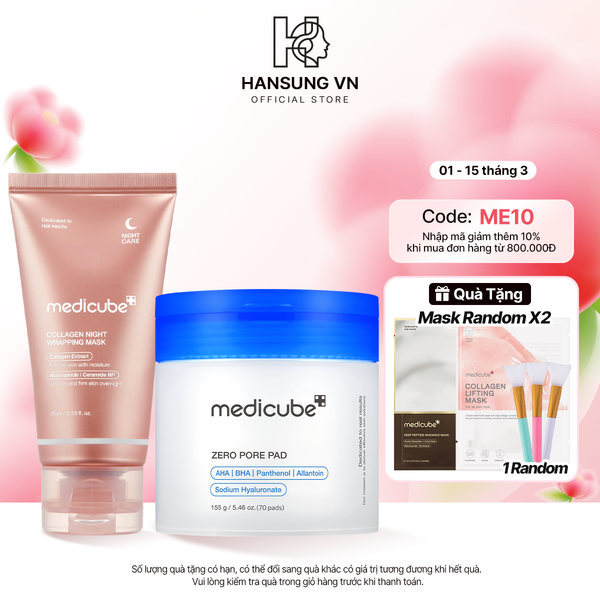  Set (Zero Pore Pad + Collagen Wrapping mask) 