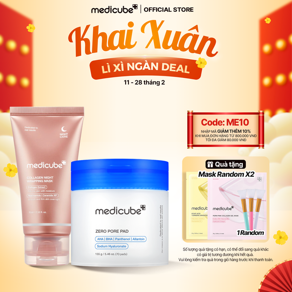  Set (Zero Pore Pad + Collagen Wrapping mask) 