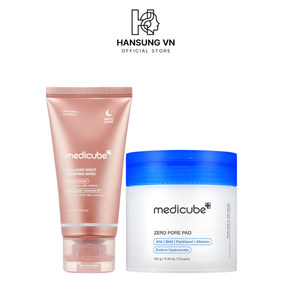  Set (Zero Pore Pad + Collagen Wrapping mask) 