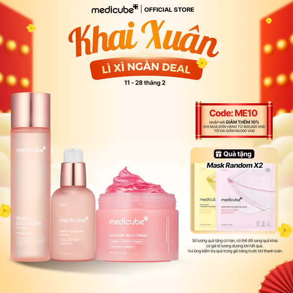  Set Collagen (Toner Collagen+ Serum Collagen+ Jelly Cream 110ml) 