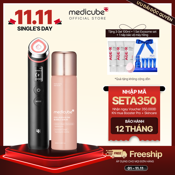  Set (Thiết bị Booster Pro + Bubble serum) 