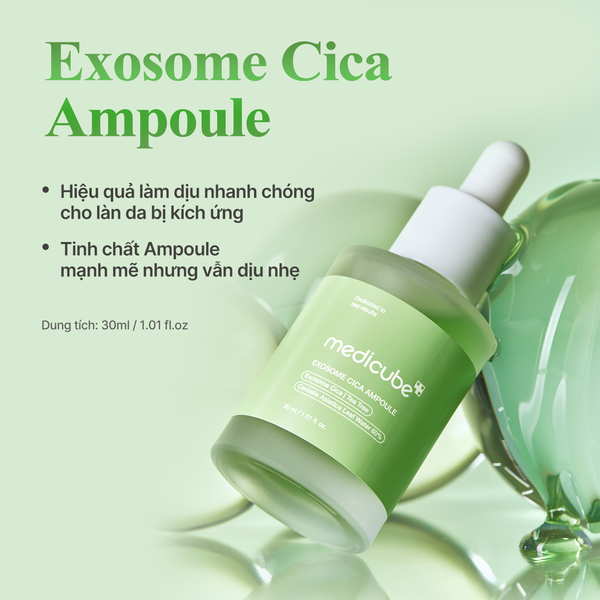  Tinh chất dịu da Exosome Cica Ampoule 30ml 