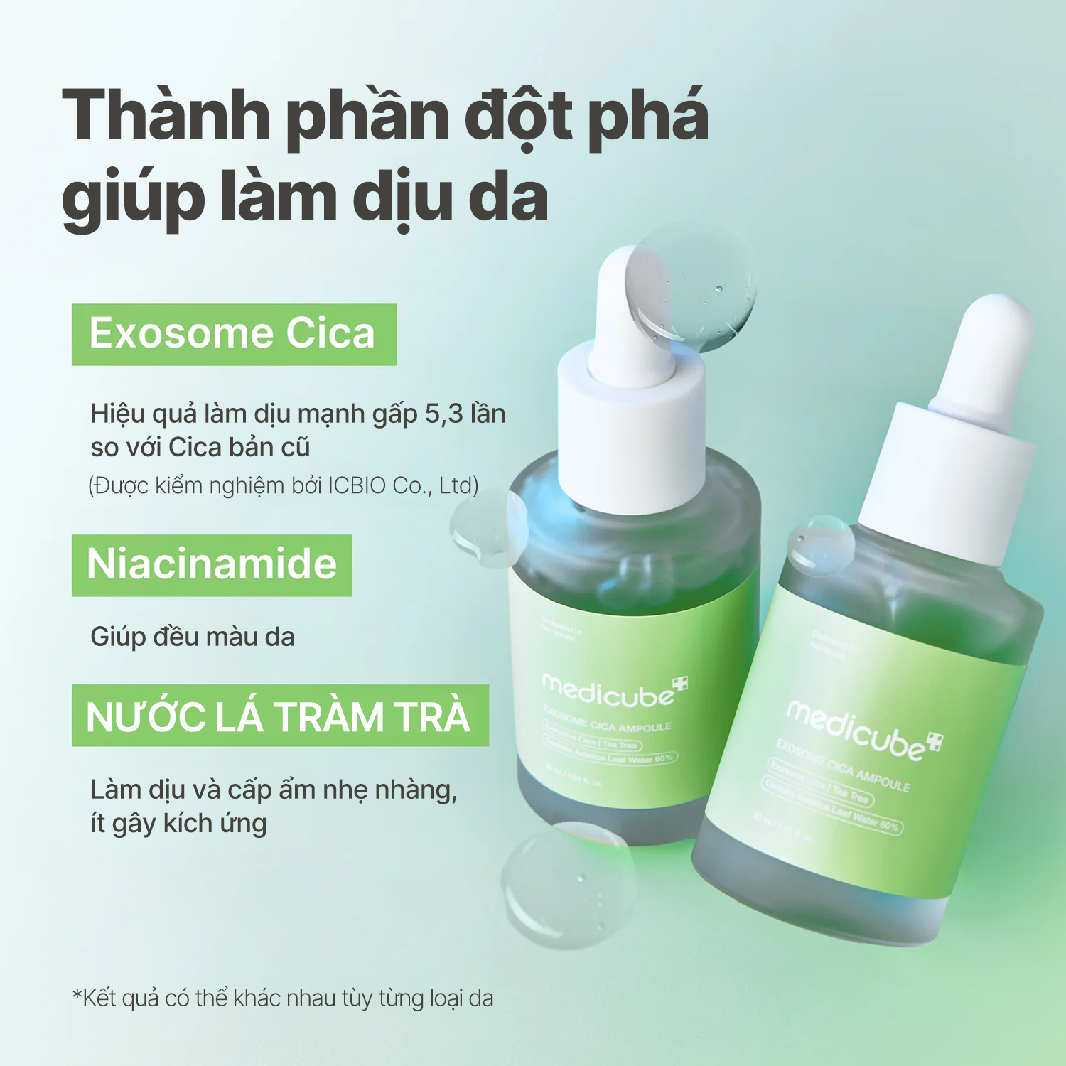  Tinh chất dịu da Exosome Cica Ampoule 30ml 